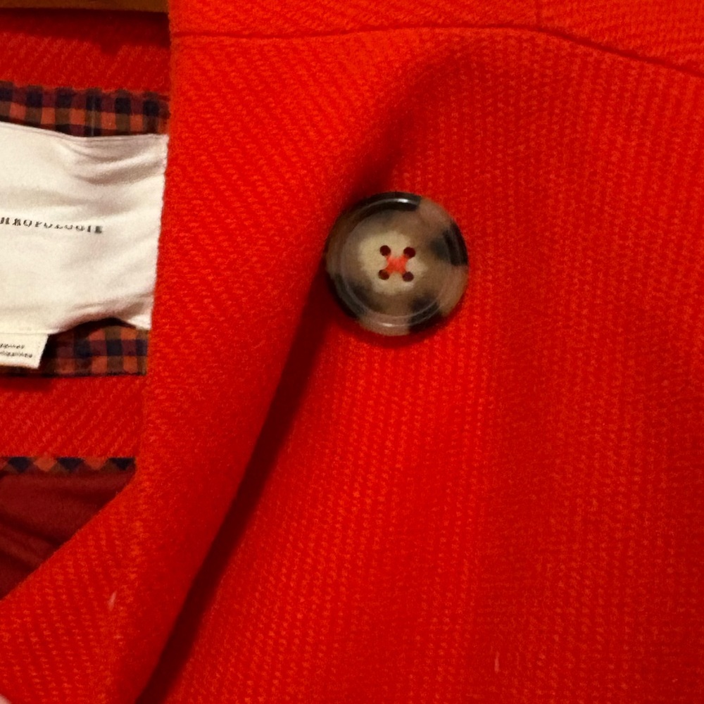 Anthropologie Red Blazer - Picture 3 of 7